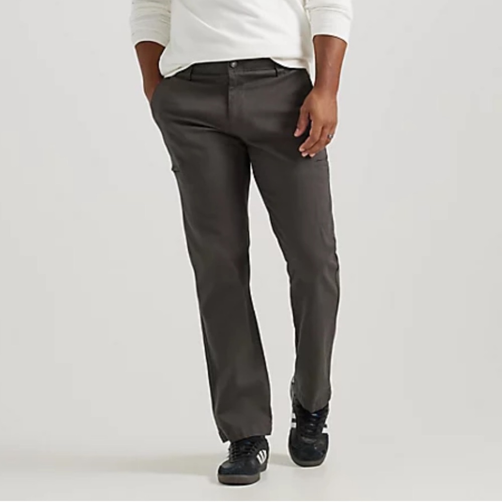 NWT Lee Extreme Comfort Performance Stretch Cargo Straight Leg Pants 38X30